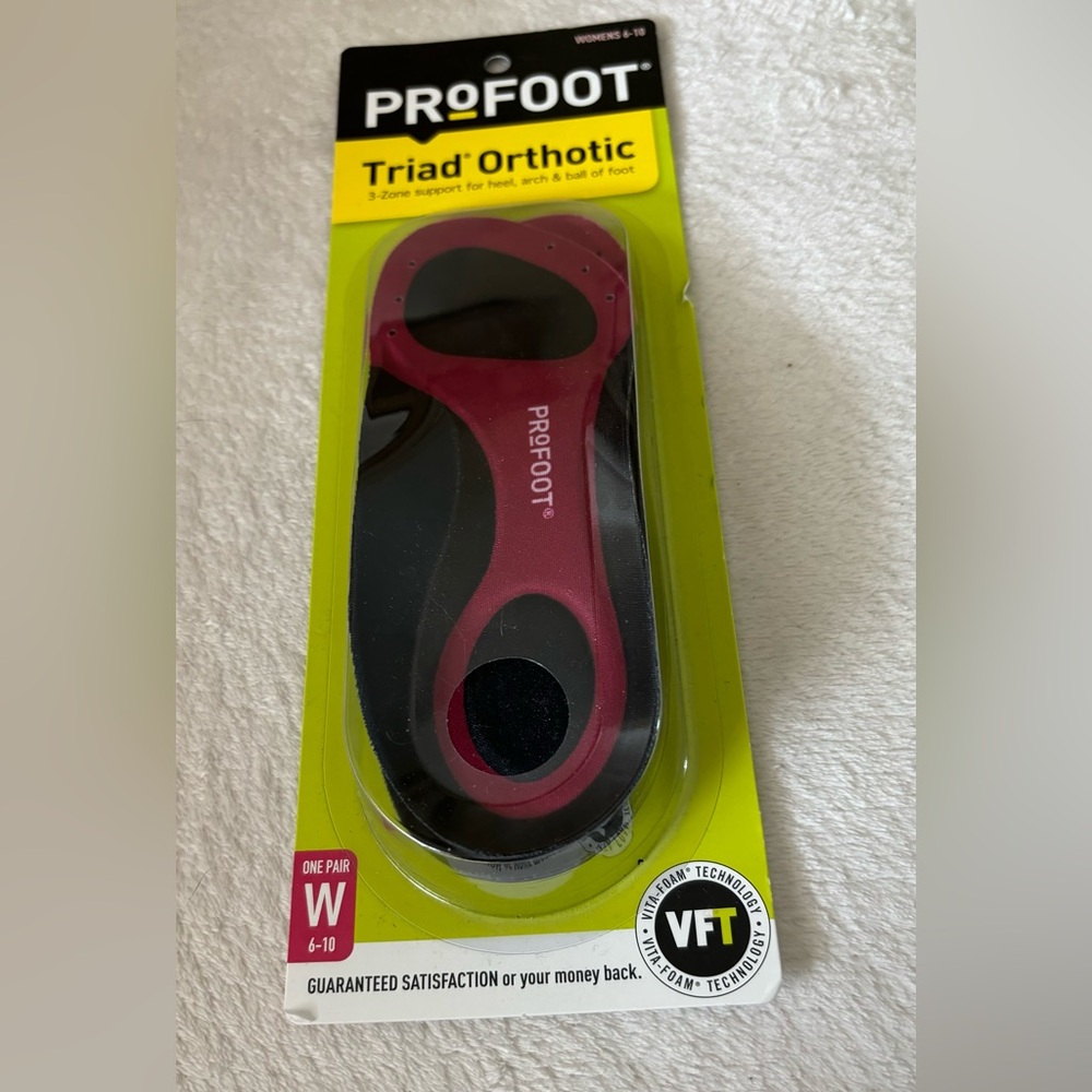 PROFOOT
Triad Orthotic
3-Zone support for heel, arch & ball of foot